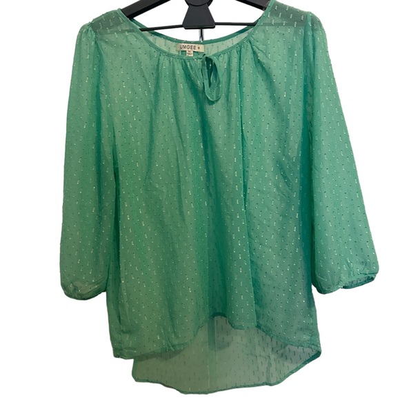 UmGee sheer boho top EUC size 1XL - Picture 1 of 8